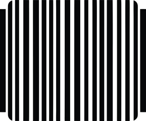 barcode with numbers icon vector illustration