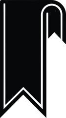 bookmark ribbon icon vector illustration