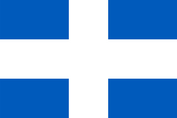 Flag of Zwolle, the capital of the province of Overijssel of the Netherlands. Accurate proportion and official colors.
