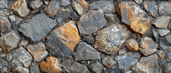 Dense Waxy Texture of Flint Surface with Various Rock Formations in Natural Background, Ideal for Geological Studies and Earth Sciences