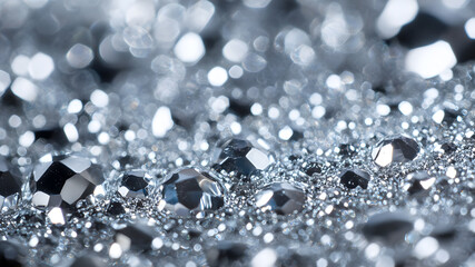 Closeup of sparkling diamonds showcasing background glittering diamonds banner sparkling jewels background sparkling crystal particles wallpaper