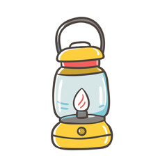 campground lantern light icon, campground lantern light vector illustration-simple illustration of campground lantern light, perfect for campground lantern light logos and icons