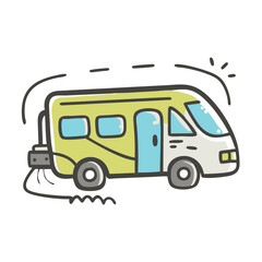 campground rv hookup icon, campground rv hookup vector illustration-simple illustration of campground rv hookup, perfect for campground rv hookup logos and icons