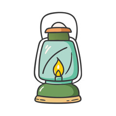 camping lantern icon, camping lantern vector illustration-simple illustration of camping lantern, perfect for camping lantern logos and icons