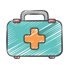 first aid kit icon, first aid kit vector illustration-simple illustration of first aid kit, perfect for first aid kit logos and icons