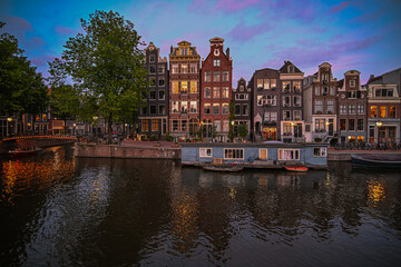amsterdam canal in the netherlands
