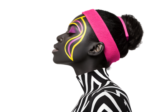 Futuristic Neon Body Art