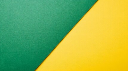 Fototapeta premium Abstract Green and Yellow Diagonal Split Background Texture