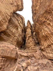 Solomon pillars in Timna Park in the Arava desert