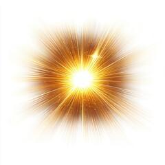 Obraz premium Overlays, overlay, light transition, effects sunlight, lens flare, light leaks. High-quality stock PNG image of sun rays light overlays yellow flare glow isolated on white backgrounds for design