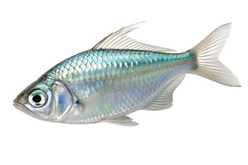 Colorful Fish on White Background