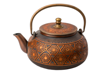 Decorative Vintage Teapot with Intricate Design