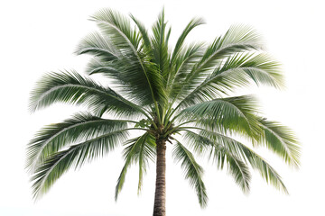 Tropical Palm Tree Healthy Green Foliage