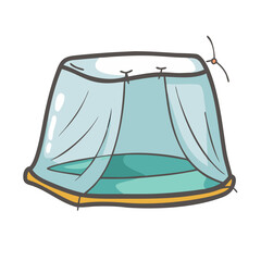 mosquito net icon, mosquito net vector illustration-simple illustration of mosquito net, perfect for mosquito net logos and icons
