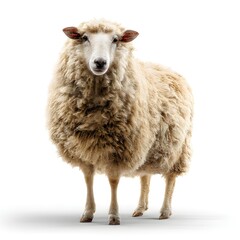 Obraz premium sheep isolated on a white background