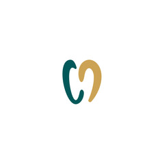 Unique Letter H Dental or H tooth logo concept vector icon