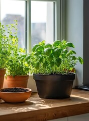 Herb Garden on a Windowsill