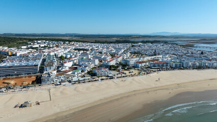 Municipio costero de Barbate en la provincia de Cádiz, Andalucía