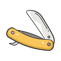 pocket knife icon, pocket knife vector illustration-simple illustration of pocket knife, perfect for pocket knife logos and icons