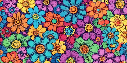 Colorful Floral Pattern