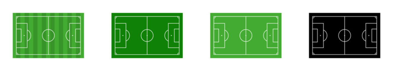 Football field Icon, Soccer field Icon .Championship Soccer
