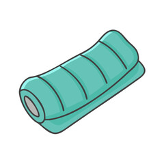 sleeping pad icon, sleeping pad vector illustration-simple illustration of sleeping pad, perfect for sleeping pad logos and icons