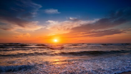 Fototapeta premium sunset ta the ocean 2