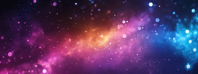Fototapeta premium Abstract Space Nebula with Starlight and Cosmic Dust
