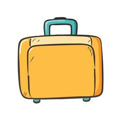 suitcase icon, suitcase vector illustration-simple illustration of suitcase, perfect for suitcase logos and icons
