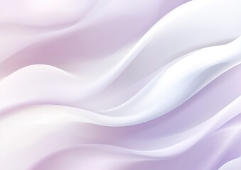 Obraz premium Soft, flowing curves in pastel shades. Delicate, smooth, and elegant abstract design