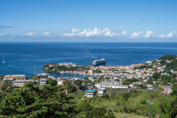 Naklejka premium Küstenlandschaft von Grenada