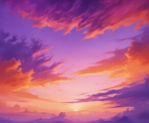 Orange and purple watercolor sky, abstract texture,  purple, watercolor,  artistic