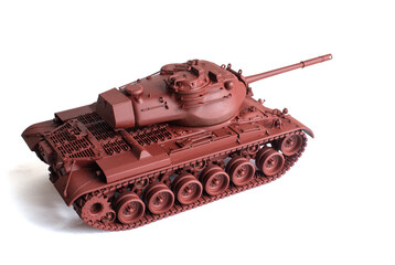 Scale model of old vehicle