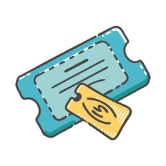 travel ticket icon, travel ticket vector illustration-simple illustration of travel ticket, perfect for travel ticket logos and icons