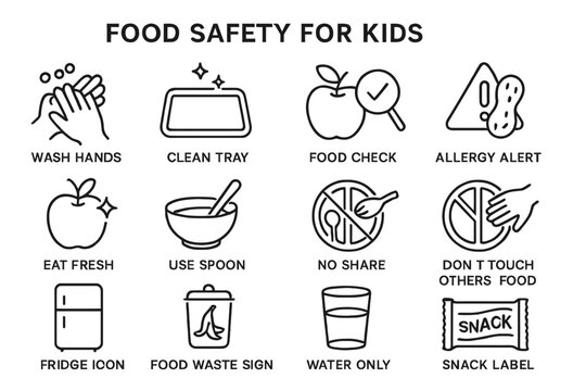 Food safety tips for kids: handwashing, allergies, and more