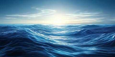 Obraz premium Sunrise Over the Ocean