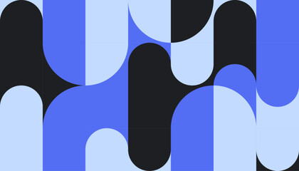 Pattern blue black, Abstract pattern