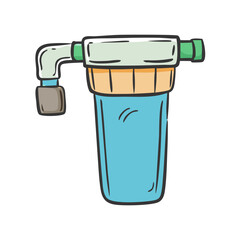 water filter icon, water filter vector illustration-simple illustration of water filter, perfect for water filter logos and icons