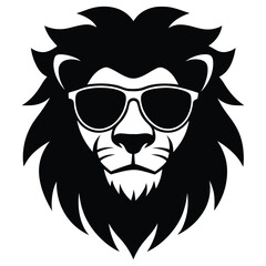 lion head vector illustration