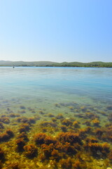 
Tivat Montenegro 05052024 A walk through the luxury marina Porto Montenegro, luxury houses, luxury yachts, vacation at sea. On a hot, sunny, spring afternoon.
