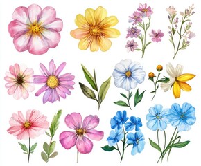 Colorful Floral Collection