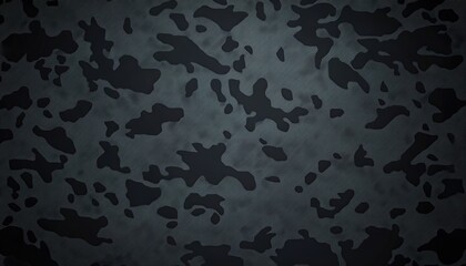 Dark Camouflage Pattern on a Gray Background