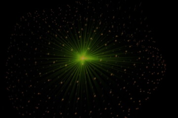 Futuristic Lines With Neon Glow In Motion Black Gradient Abstract Corporate background wallpaper. Dark abstract background with green neon glowing lines. Futuristic light trails, modern technology