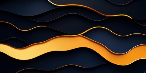 abstract background with geometric patterns and smooth texture in black and gold tones, hexagonal elements, high detail, minimalistic design, professional look, modern and elegant, calming colors