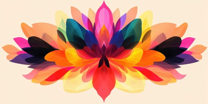 abstract background with Mexican-themed floral designs, vibrant red and yellow tones, elegant and festive Cinco de Mayo composition