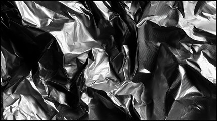 crumpled aluminum foil