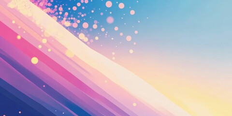 Colorful abstract background featuring dotted pattern in easter egg design