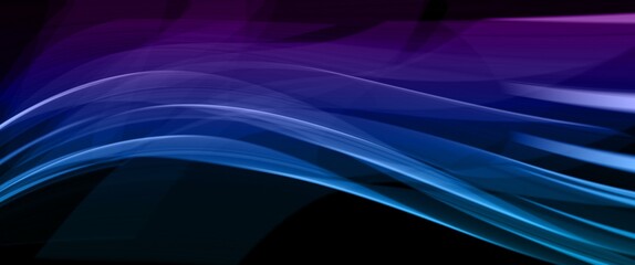 Obraz premium abstract blue and purple wave with motion blur