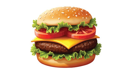 Delicious Burger vector file for restaurant 