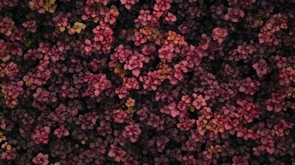 Fototapeta premium Vibrant Red and Burgundy Autumn Leaves Background Texture